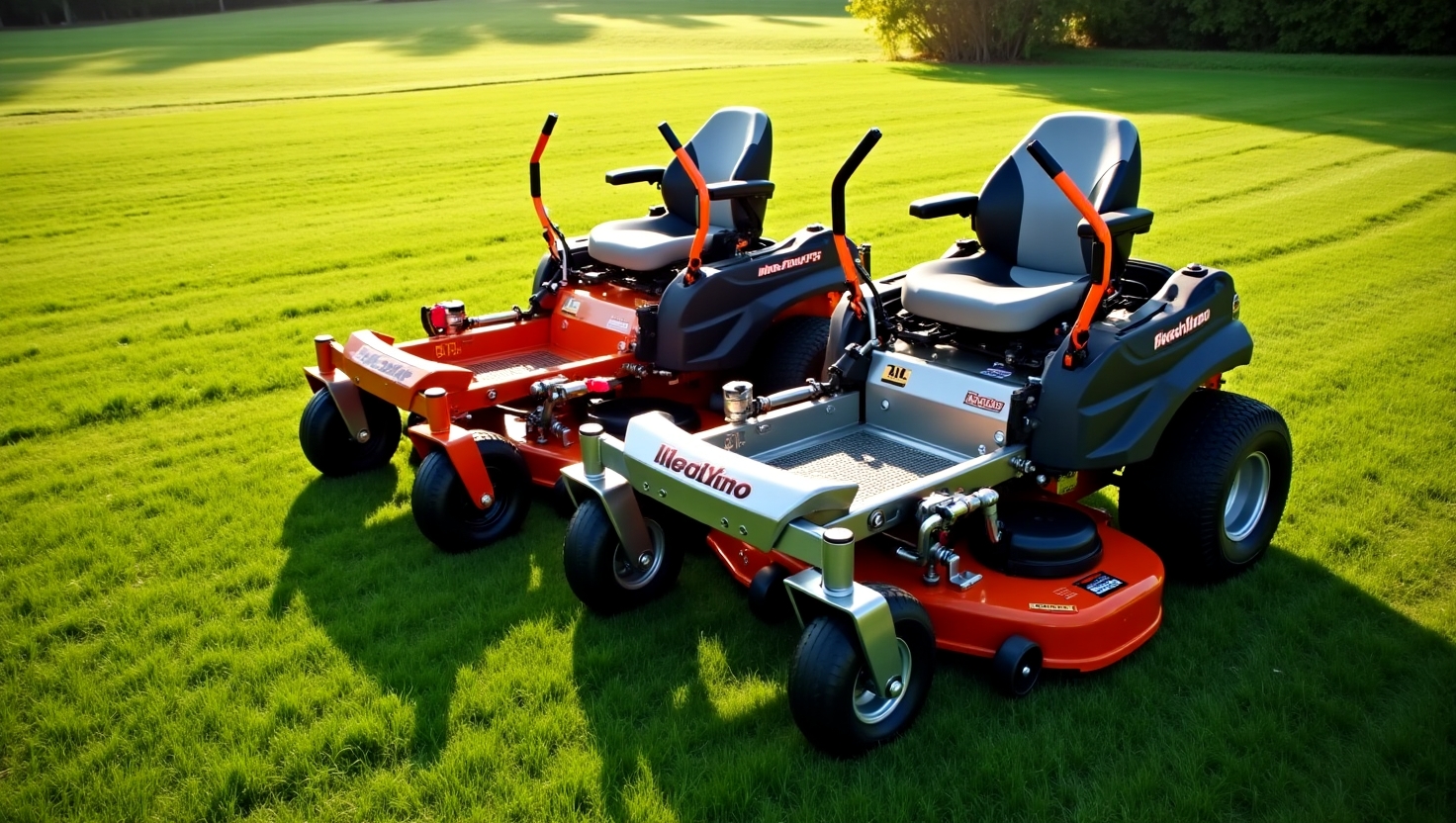 Zero Turn Mowers with Adjustable Cutting Heights